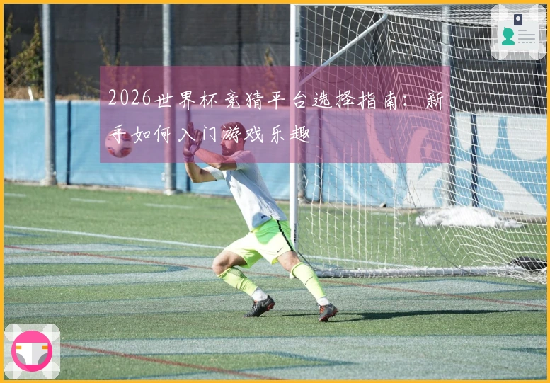 2026世界杯竞猜平台选择指南：新手如何入门游戏乐趣